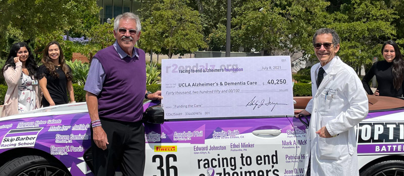 Racing to end Alzheimer's founder Phil Frengs Donating Alzheimer's funds to UCLA
